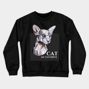 cat Crewneck Sweatshirt